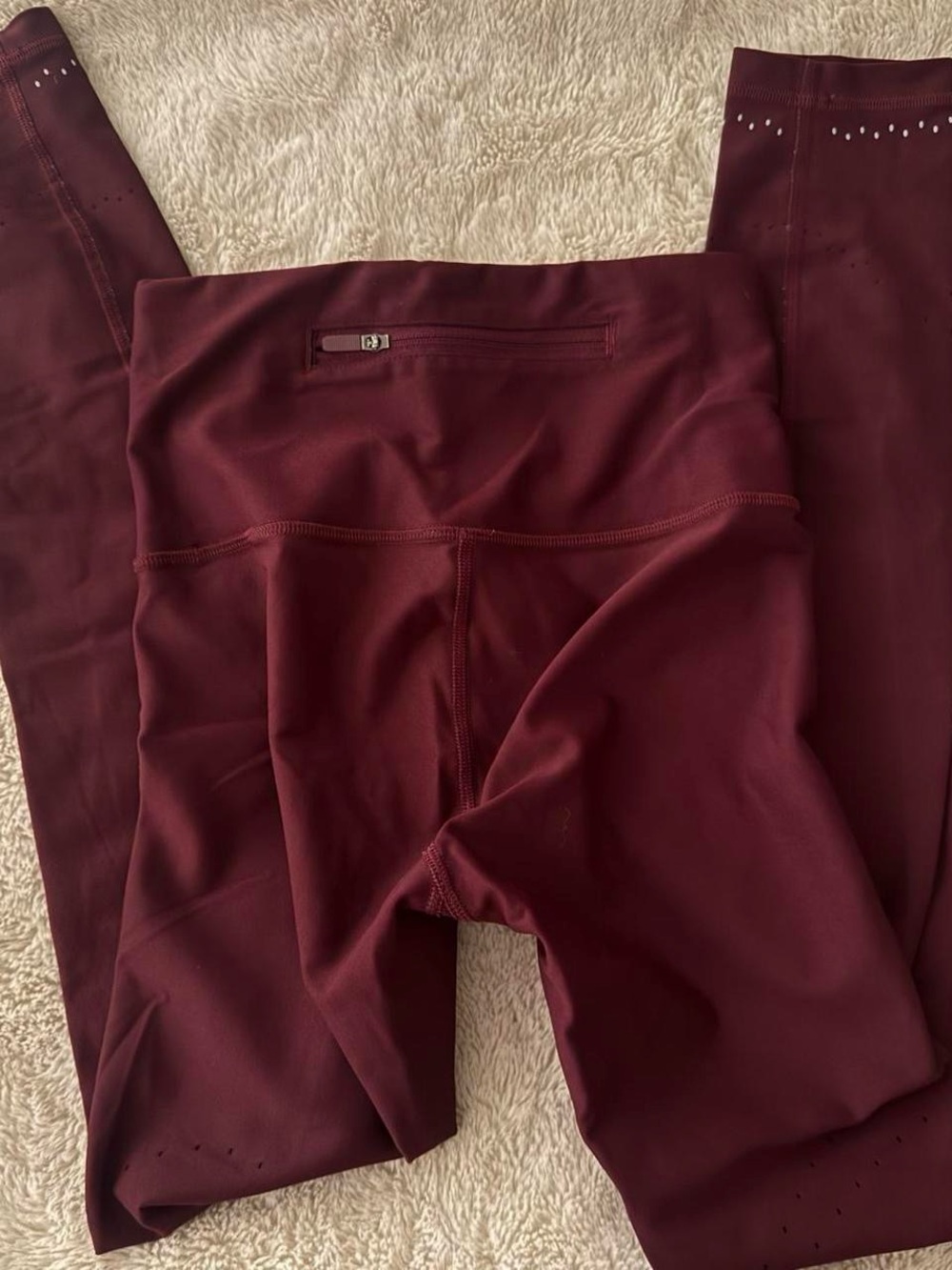 lululemon athletica Maroon High-Rise Performance Leggings